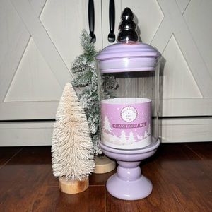Peppermint & Pine Purple Christmas Tree Candy Jar